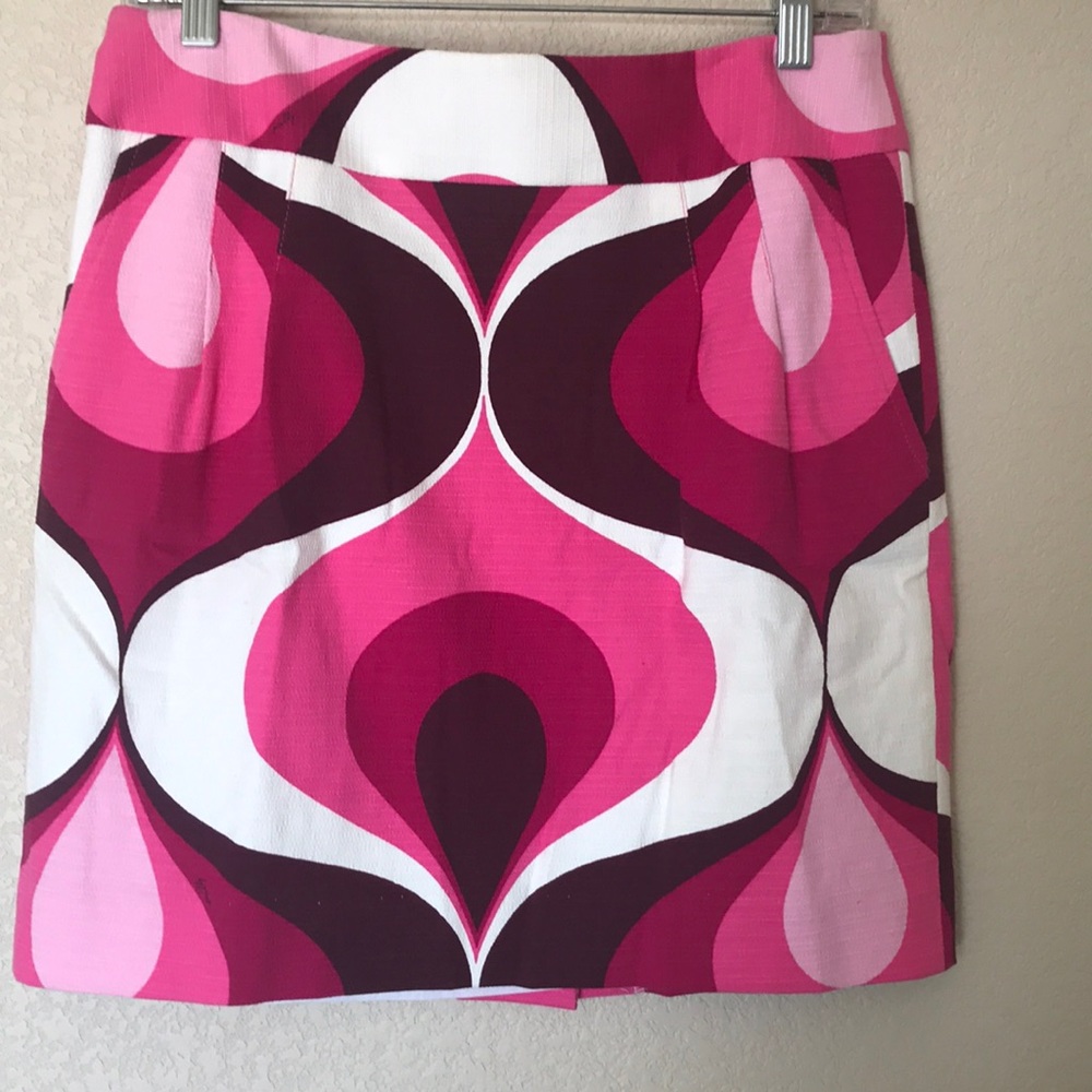 Milly retro pink skirt